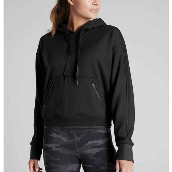 Athleta Tops - Athleta Recover Hoodie - Black XL